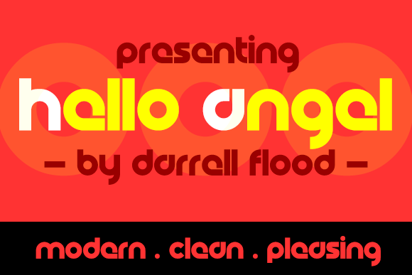 Hello Angel font